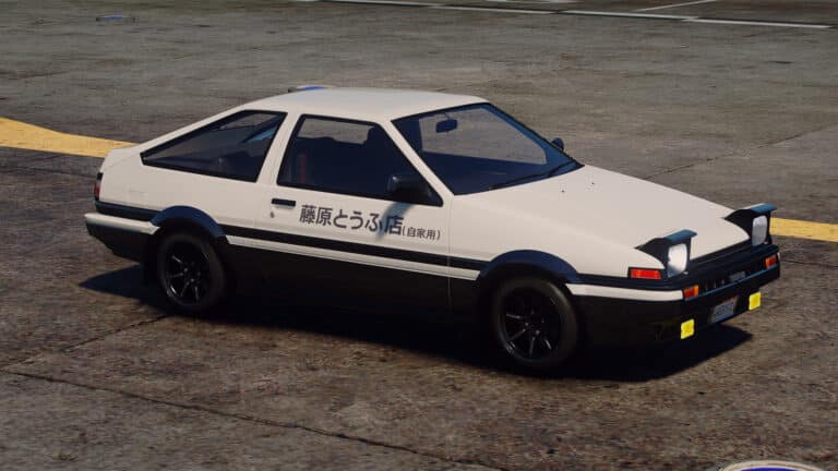 GTA 5 toyota trueno sprinter ae86