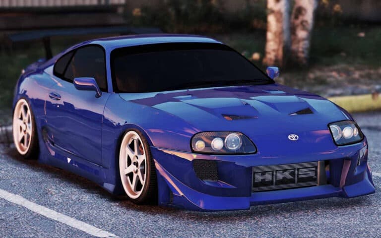 GTA 5 modded toyota supra