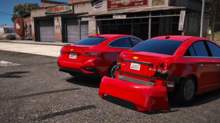 GTA 5 modded chevy cruze