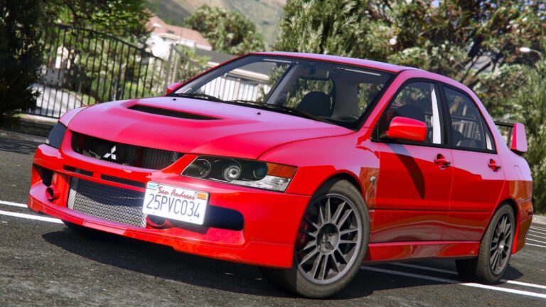 GTA 5 mitsubishi lancer modded