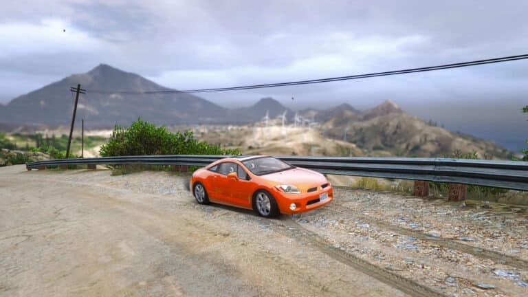 GTA 5 modded mitsubishi eclipse