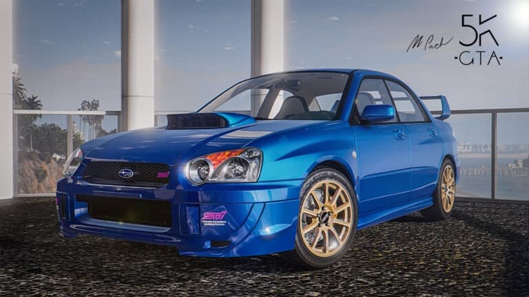 GTA 5 subaru wrx sti mod