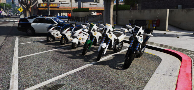 GTA 5 police motorcycle fivem