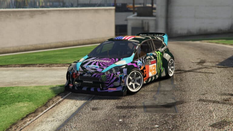 GTA 5 modded ford fiesta