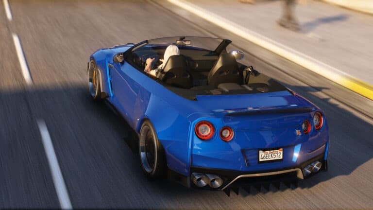 GTA 5 nissan gt-r convertible