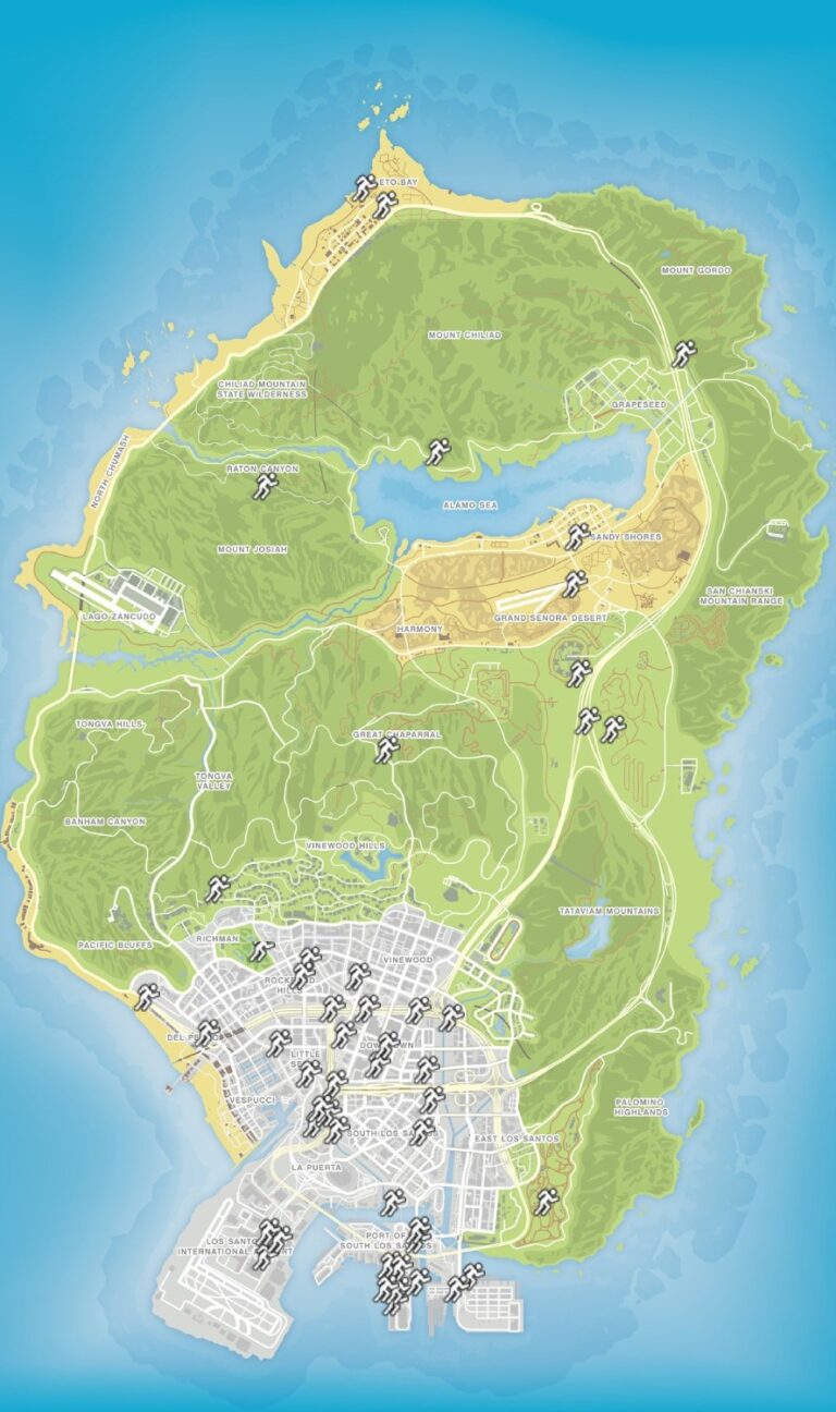 All 50 Stunt Jump Locations In GTA 5 (Map & Guide) - 🌇 GTA-XTREME