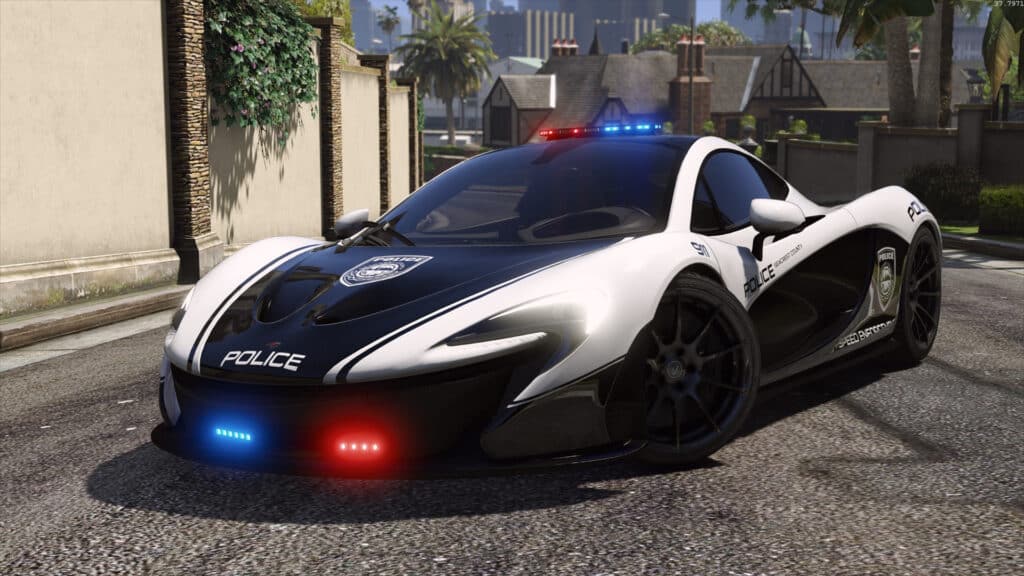 GTA 5 police mclaren