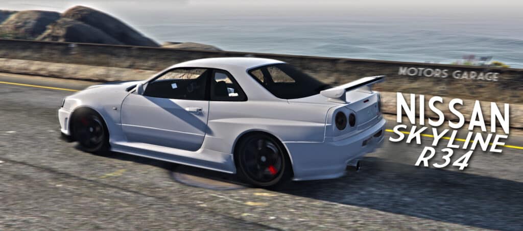 GTA 5 nissan skyline r34