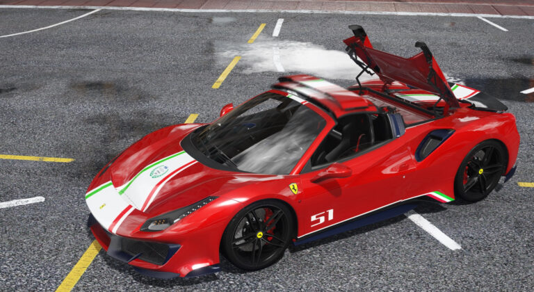 GTA 5 ferrari 488 pista spider