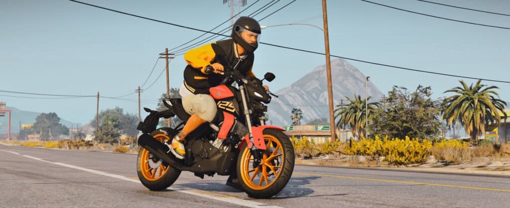 GTA 5 yamaha mt 125 2020