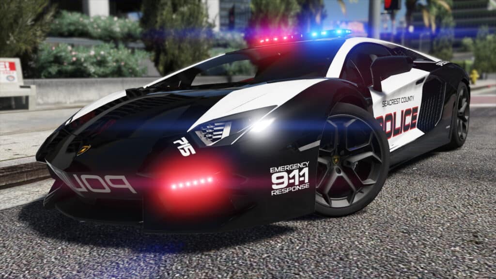 GTA 5 police car lamborghini