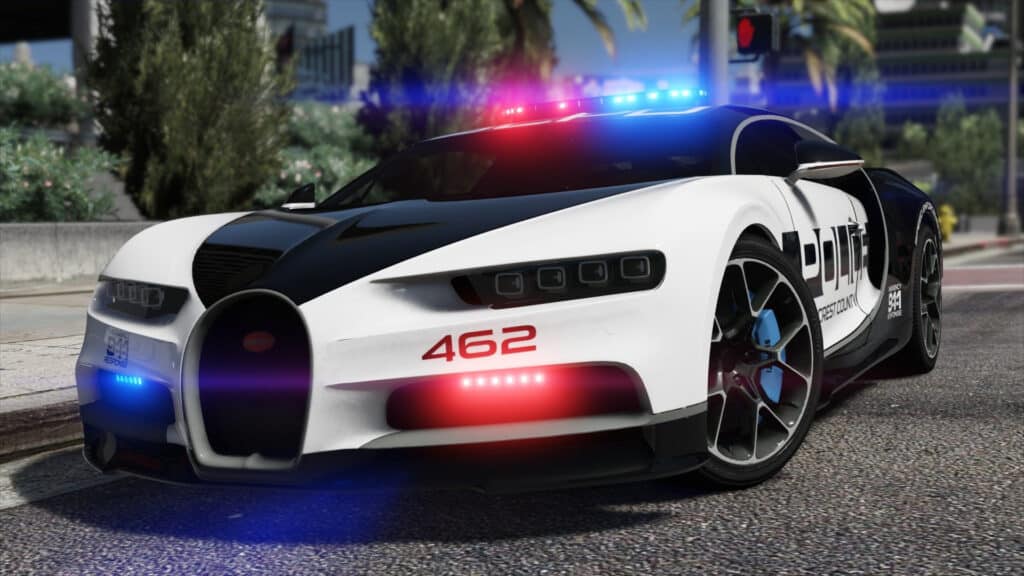 GTA 5 bugatti police