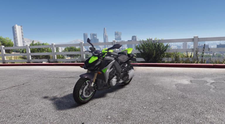 GTA 5 modified kawasaki z1000