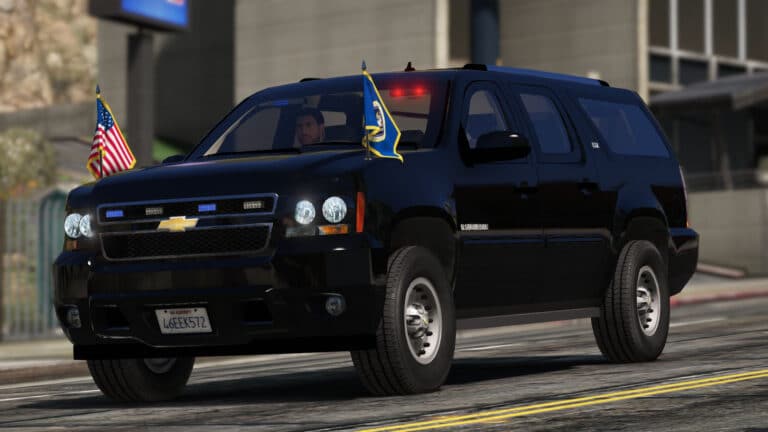 GTA 5 secret service suburban