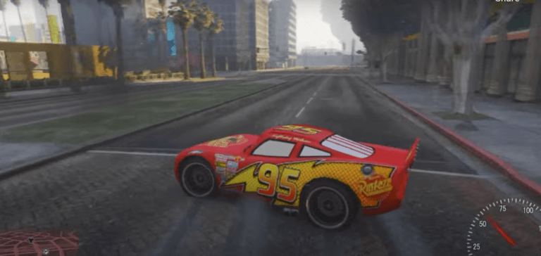 gta 5 lightning mcqueen