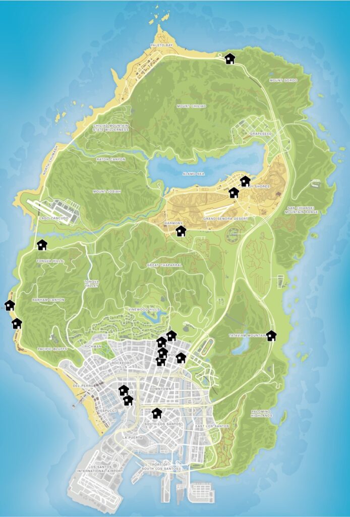 All 16 24/7 Locations in GTA 5 (Map & Guide) - 🌇 GTA-XTREME