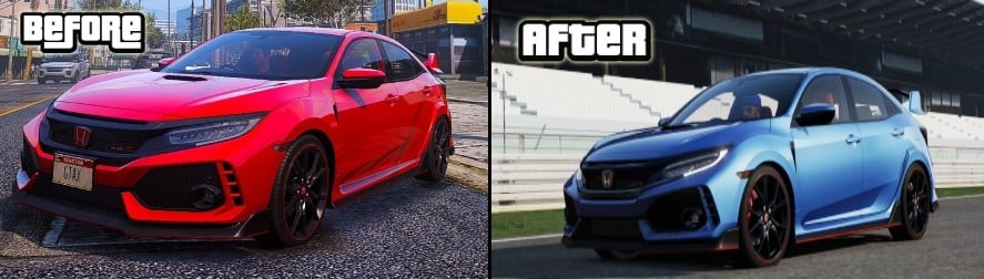 the result of livery mod