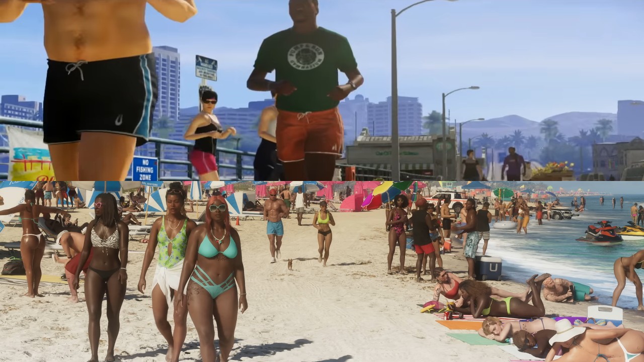 gta 5 vs gta 6 trailer