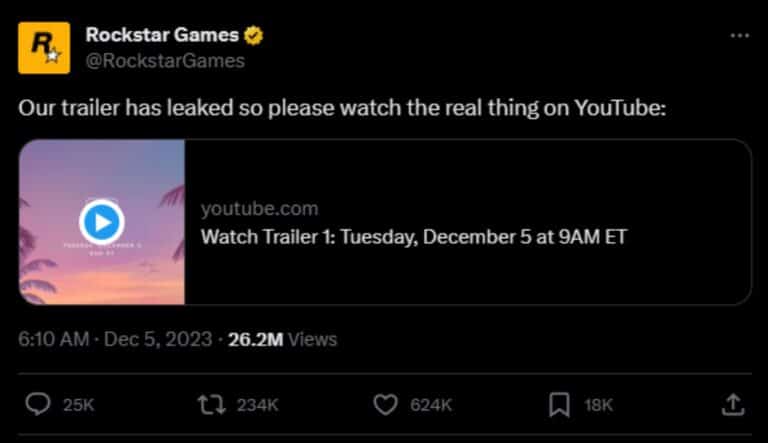 gta 6 trailer time uk