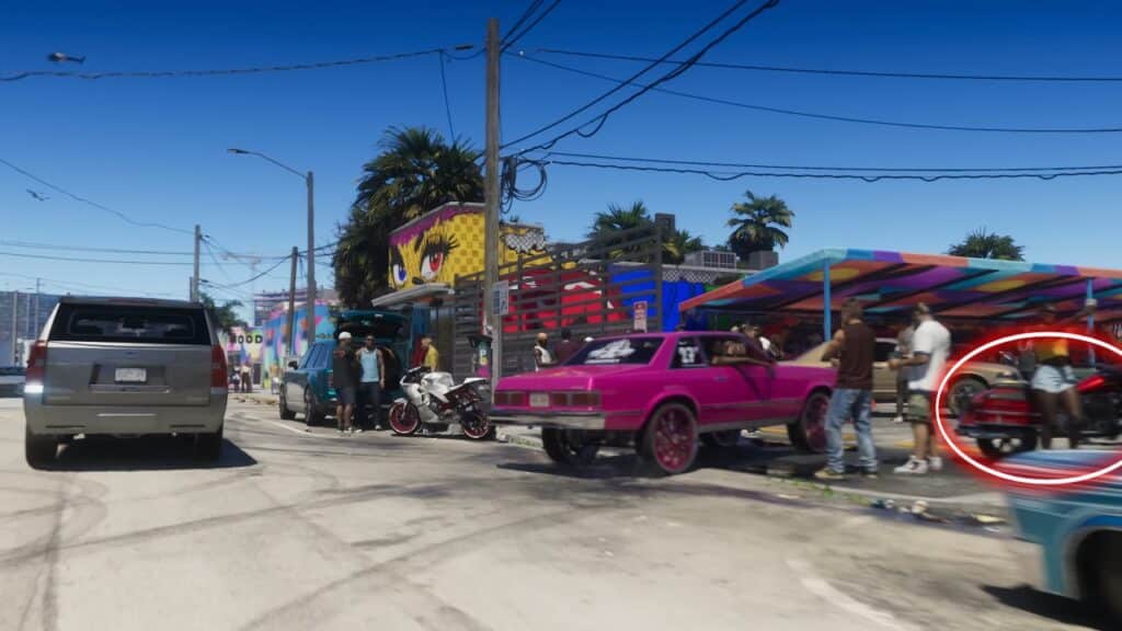 The Unknown Cruiser Bike in the car show scene