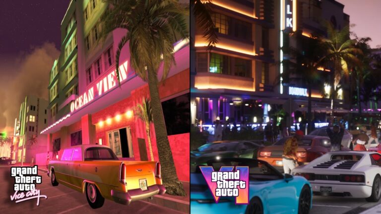 GTA 6 Trailer vs. GTA Vice City