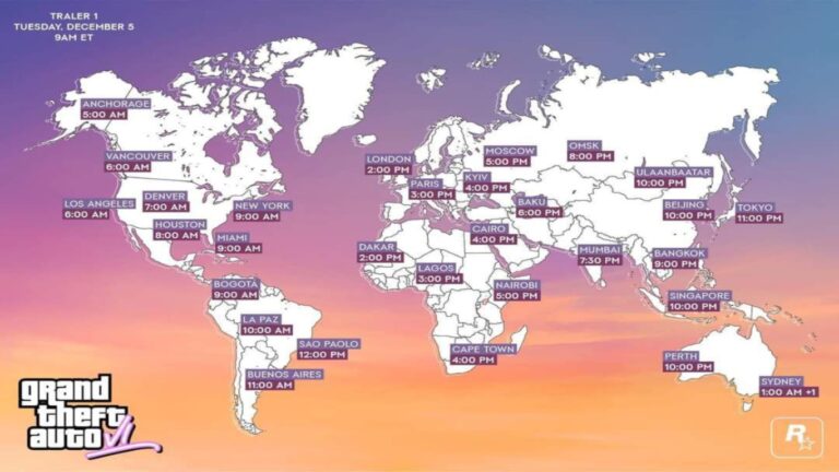 Global Timing for the Debut Trailer of the Next GTA