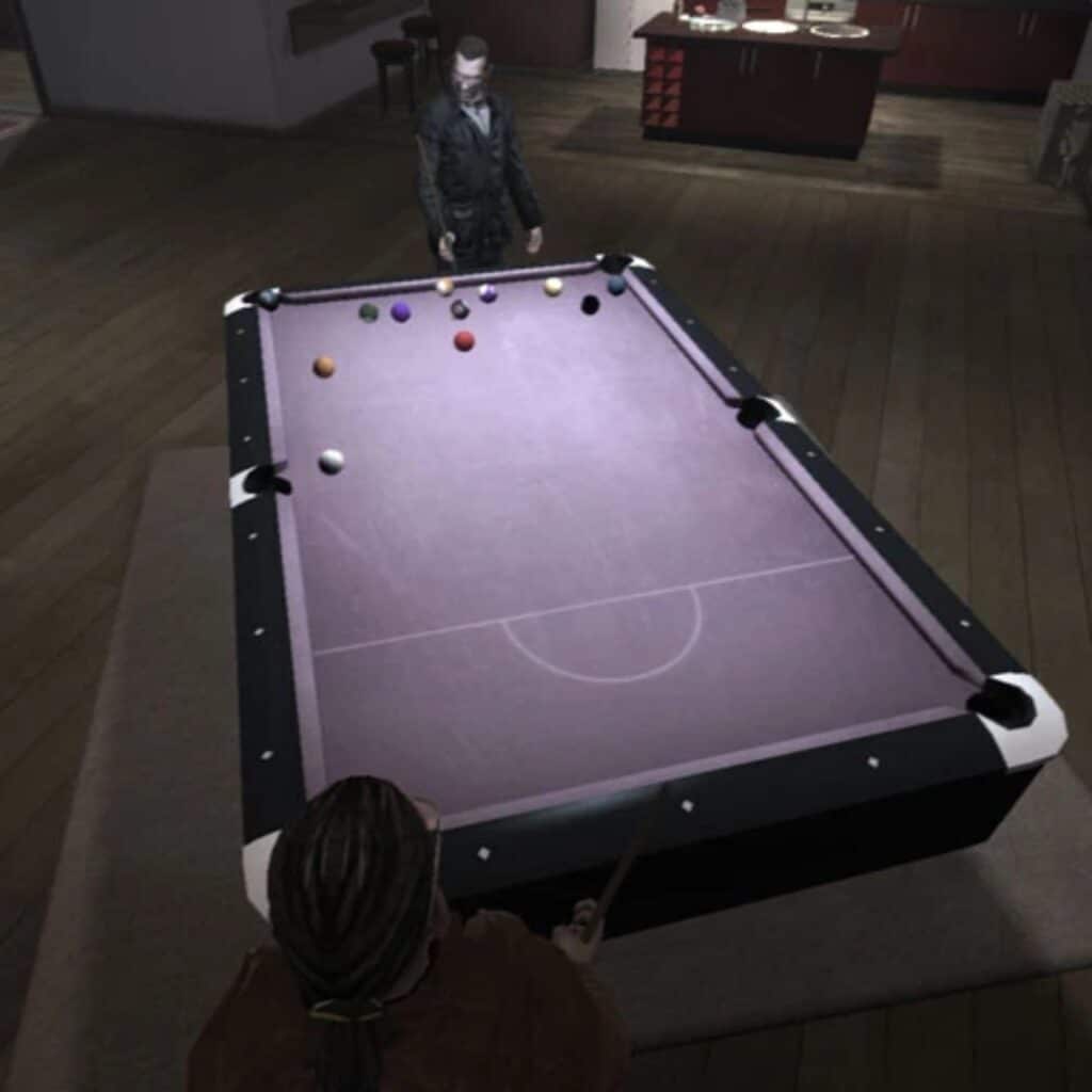 Playing pool in GTA IV