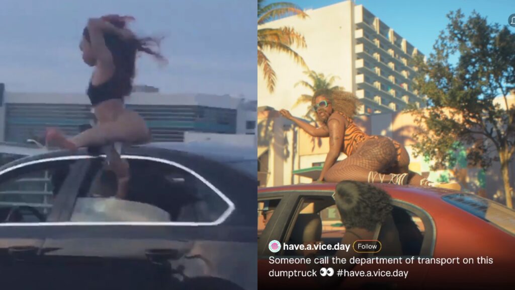 Real life references in the newly released GTA VI trailer 1 - The Miami's  'real-life joker' man with a number of face tattoos is a…