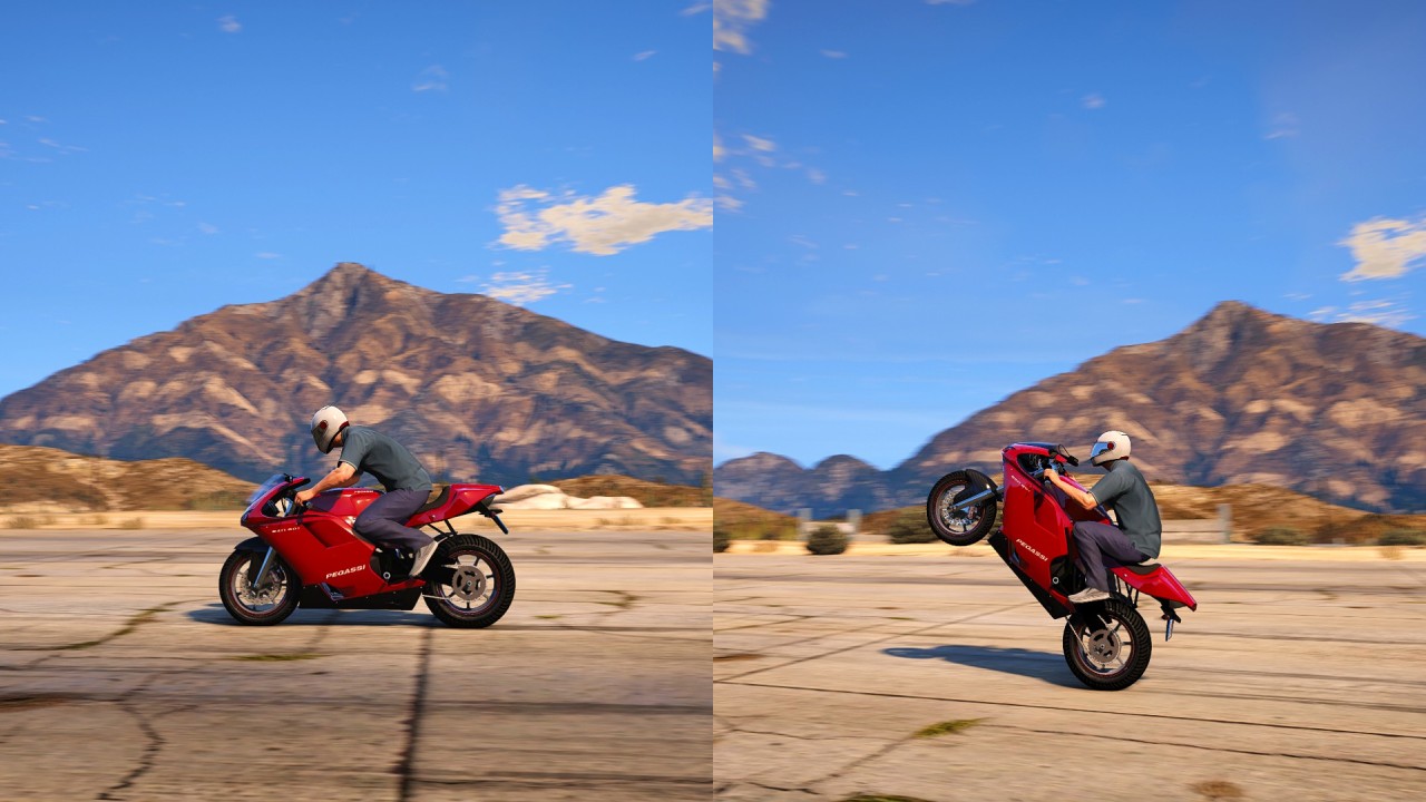 how to wheelie a bicycle in gta 5 pc